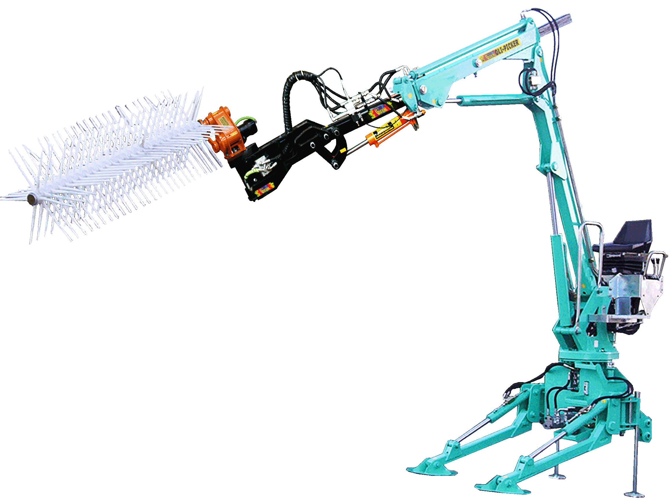 OLIPICKER macchina retroportata per la raccolta delle oliv